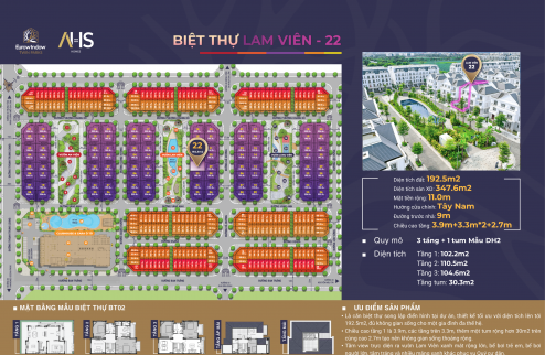 BIỆT THỰ VIEW BỂ BƠI - TIỆN ÍCH CÔNG VIÊN 31HA - CẠNH TT HÀNH CHÍNH 